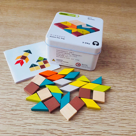 Lusy Store Wooden Early Childhood Cognitive Puzzle Blocks Wooden Blocks