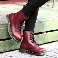 Lusy Store LLC Unisex Leather Boots Shoes