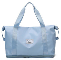 Dry And Wet Separation Sports Portable Shoulder Bag A Blue