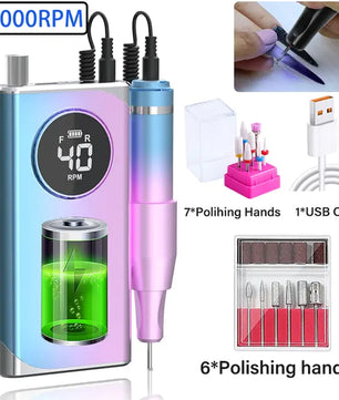 Electric Nail Drill Machine For Manicure - Lusy Store LLC 