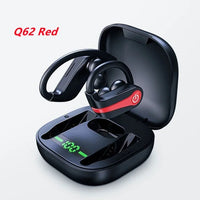 Bluetooth 5.0 Wireless Earphones Q62 Red