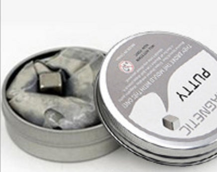 Magnetic Clay Creative Decompression Toy for Adults silver