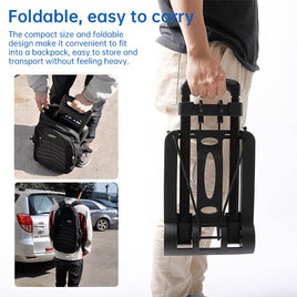 Foldable portable carts: wheel, luggage, hand truck, trolley, travel - shopping, household eprolo