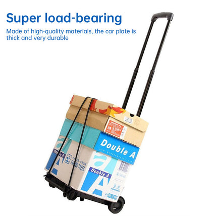 Foldable portable carts: wheel, luggage, hand truck, trolley, travel - shopping, household eprolo