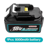 Original Li-Ion Battery – 18V, Available in 6.0Ah, 8.0Ah, 12.0Ah DC18RC Charger 1PCS 8Ah battery