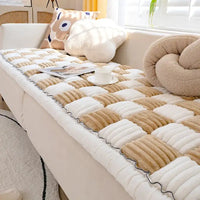 Stylish Anti-Hair and Anti-Scratch Mat Light Brown