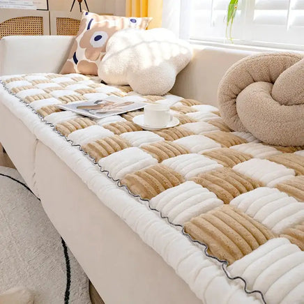 Stylish Anti-Hair and Anti-Scratch Mat Light Brown
