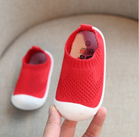 Cotton Toddler Shoes for Spring & Autumn – Unisex Design Red