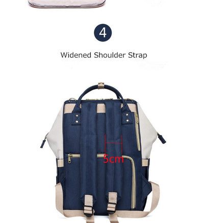 Lusy Store Multi-function Mummy Diaper Bag Backpack &ndash; Large Capacity Diaper Wet Bags