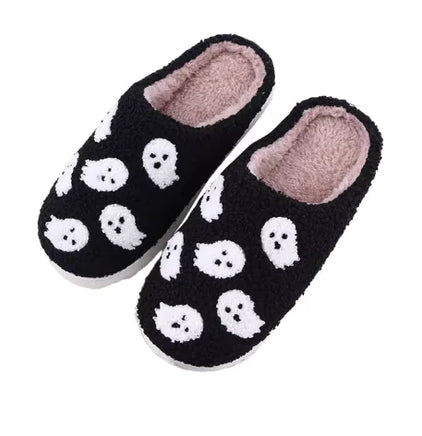 Halloween Ghost Plush Slippers 44-45