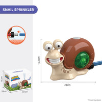 Cartoon snail sprinkler for boys and girls, summer garden lawn, water - spraying toys, fun pool party, backyard A