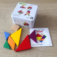 Lusy Store Wooden Early Childhood Cognitive Puzzle Blocks Wooden Blocks