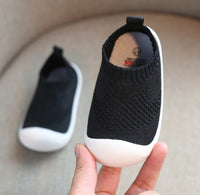 Cotton Toddler Shoes for Spring & Autumn – Unisex Design Black