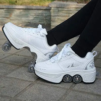 Deformation Roller Shoes White