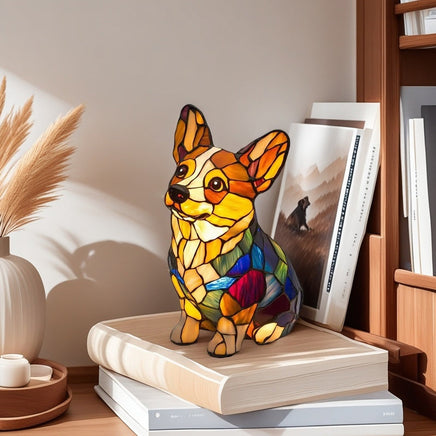 Animal resin LED night light, a cute bedside lamp for living rooms and bedrooms.
