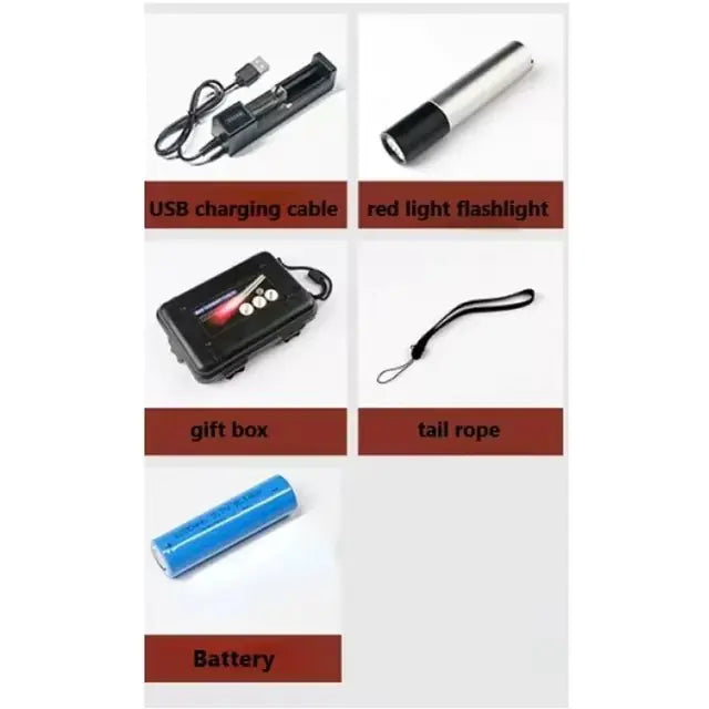 Red Light Therapy Lamp - Scar Removal & Skin Care Flashlight - Lusy Store LLC 