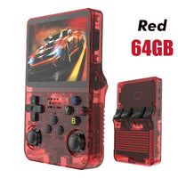 128G Open Source R36S Retro Handheld Video Game Console Linux System 3.5 Inch IPS Screen Portable Pocket Video Player 64GB Games Lusy Store