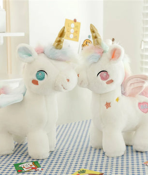 Lusy Store LLC Dream Unicorn Peluche Toys Kawaii Plush Unicorn Stuffed Soft Animal Pillow for Girls Plush