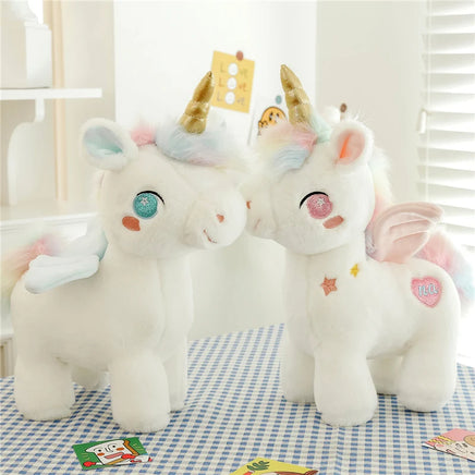 Lusy Store LLC Dream Unicorn Peluche Toys Kawaii Plush Unicorn Stuffed Soft Animal Pillow for Girls Plush