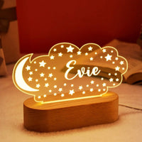 Baby Kids USB Night Light Personalized Children Name Lamp Custom Nursery Newborn Bedroom Home Decoration Birthday Souvenir Gift style 1