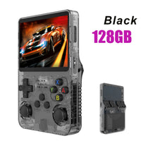 128G Open Source R36S Retro Handheld Video Game Console Linux System 3.5 Inch IPS Screen Portable Pocket Video Player 64GB Games Lusy Store