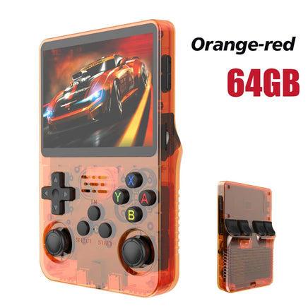 128G Open Source R36S Retro Handheld Video Game Console Linux System 3.5 Inch IPS Screen Portable Pocket Video Player 64GB Games Lusy Store