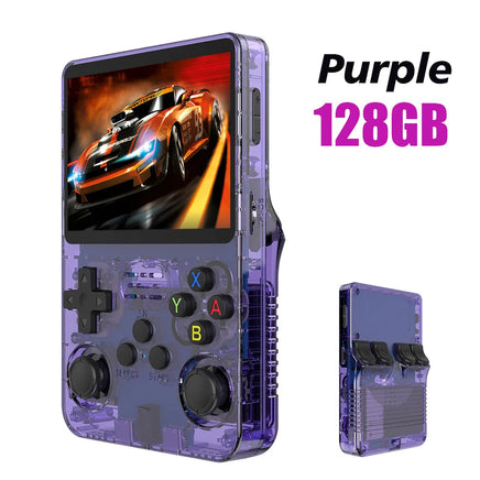 128G R36S Retro Handheld Video Game Console Linux System 3.5 Inch IPS Screen R35s Pro Portable Pocket Video Player 64GB Games Lusy Store