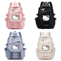 Kawaii Hello Kitty Unisex Backpack for School and Travel