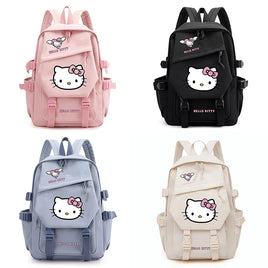 Kawaii Hello Kitty Unisex Backpack for School and Travel