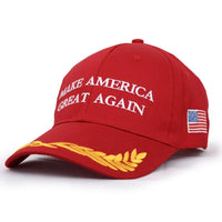 Make America Great Hat Again Donald Trump Cap Red With Yellow
