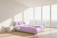 Aries Zodiac Hello Kitty Bedding Set - Yellow Starry Night Hello Kitty Bed Sheets