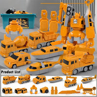 Lusy Store LLC DIY Magnetic Engineering Vehicle &amp; Robot Toy for Kids Toys