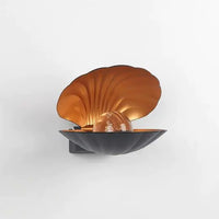 Exterior LED Wall Lamp With Seashell Inspired Design