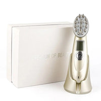 Electric Laser Hair Growth Comb Gold With Box