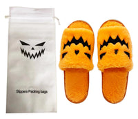 Halloween Anti Slip Pumpkin Slippers Orange One Size (29 Centimeters)
