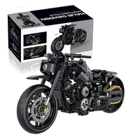 Lusy Store LLC 586-Piece Classic Motorbike Building Model Blocks Set Toys