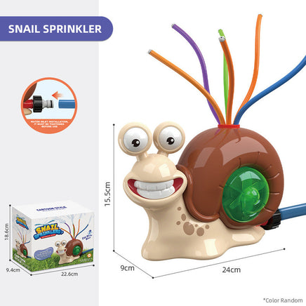Cartoon snail sprinkler for boys and girls, summer garden lawn, water - spraying toys, fun pool party, backyard C