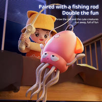 Creative Dancing Squid: auto-sense, obstacle-avoid e-pet with music, lights, rechargeable & interactive gift