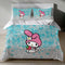 My Melody Bedding Set - Cute Duvet Cover with Heart Pattern 4pcs - Bedding Sets