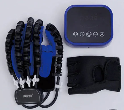 NeuroFlex Rehab Glove Blue left hand