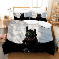 How to Train Your Dragon Bedding Set - Premium Dragon Bed Set Style-7