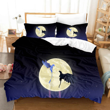 How to Train Your Dragon Bedding Set - Premium Dragon Bed Set Style-6