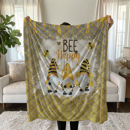 Bee Happy Linen Bedding Set