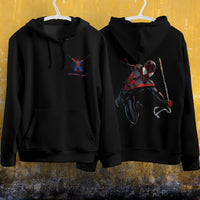 Spider Man Hoodie Casual Clothes Black White Khaki Hoodie Long Sleeve Hooded Pullover Personality Streetwear Black 4