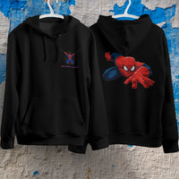 Spider Man Hoodie Casual Clothes Black White Khaki Hoodie Long Sleeve Hooded Pullover Personality Streetwear Black 4