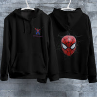 Spider Man Hoodie Casual Clothes Black White Khaki Hoodie Long Sleeve Hooded Pullover Personality Streetwear Black 5