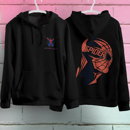 Spider Man Hoodie Casual Clothes Black White Khaki Hoodie Long Sleeve Hooded Pullover Personality Streetwear Black 1