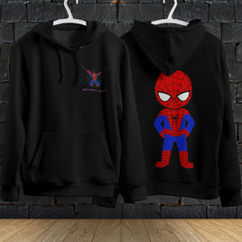 Spider Man Hoodie Casual Clothes Black White Khaki Hoodie Long Sleeve Hooded Pullover Personality Streetwear Black 1