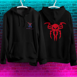 Spider Man Hoodie Casual Clothes Black White Khaki Hoodie Long Sleeve Hooded Pullover Personality Streetwear Black 1