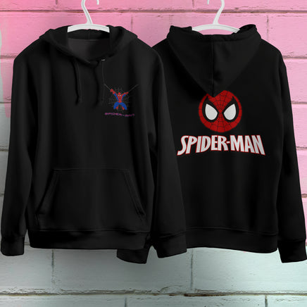 Spider Man Hoodie Casual Clothes Black White Khaki Hoodie Long Sleeve Hooded Pullover Personality Streetwear Black 5